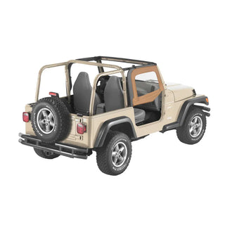 Bestop Upper Fabric Doors (PAIR): Jeep Wrangler 97-06 4.0L/2.5L