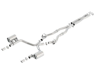 Borla ATAK Cat-Back Exhaust System (w/ Active Exhaust Valves): Dodge Charger 5.7L Hemi 2017 - 2023