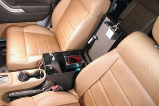 Tuffy Center Console Series II Rear Half (INTERIOR): Jeep Wrangler JK 2011-2018