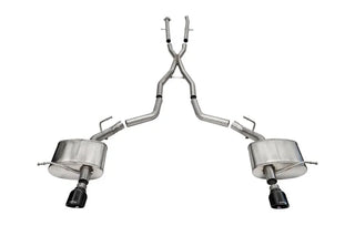 Corsa Xtreme Cat-Back Exhaust System (Black Tips): Dodge Durango 5.7L Hemi 2011 - 2025
