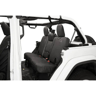 Bestop Rear Seat Covers Fold Down Arm Rest: Jeep Wrangler 18-23 6.4L/3.6L/3.0L EcoDiesel/2.0L