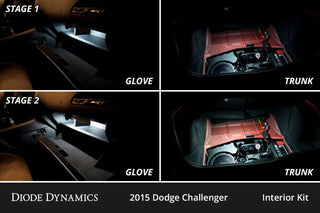 Diode Dynamics Interior LED Kit Stage 1: Dodge Challenger (2015-2023) - Cool White