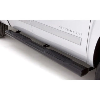LUND 6in Oval Straight Steel Nerf Bars Black: Fits Ram 1500/2500/3500 2009-2024 3.6L/5.7L