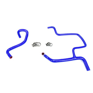 HPS Hi-Temp Silicone Heater Coolant Hose Kit: Dodge Challenger / Charger (15-23) - Blue
