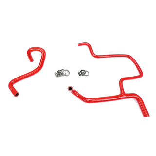 HPS Hi Temp Silicone Heater Coolant Hose Kit - Red: Dodge Challenger / Charger 6.4L V8 (15-23)