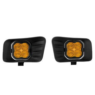 Diode Dynamics SS3 Max Ram Horiz Kit Yellow SAE Fog: Ram 2011-2018 5.7L/6.7L Diesel