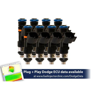 Fuel Injector Clinic 1400cc High-Z Fuel Injector Set: 5.7L Hemi Models (2002-2026)