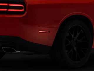 Raxiom Axial Series Smoked LED Side Marker Lights (F&R): Dodge Challenger (15-23) - Smoked