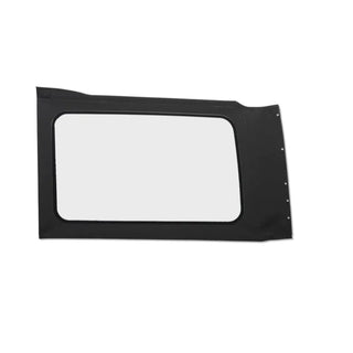Bestop JL Replacement Windows Quarter Left 4-Door Black Twill Clear: Jeep Wrangler 18-26 6.4L/3.6L/3.0L EcoDiesel/2.0L