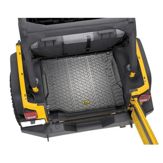 Bestop Rear Cargo Liner: Jeep Wrangler 11-18 3.8L/3.6L - Black