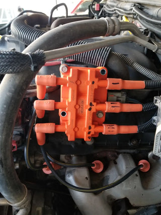 Ripp High Performance Coil Pack: Fits Most Jeep Wrangler Models (2007-2018) - Orange Housing