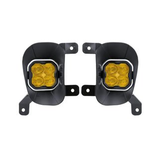 Diode Dynamics SS3 Sport Ram Vert Kit Yellow SAE Fog: Ram 1500 2013-2024 5.7L/3.6L