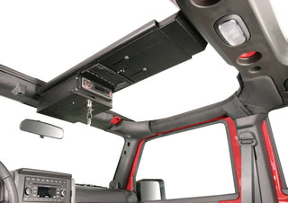 Tuffy Overhead Console Lockable Compartment (INTERIOR): Jeep Wrangler JK 2007-2018