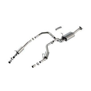 Borla S-Type Catback Exhaust 3": Ram 1500 3.0L 2025 Except H/O