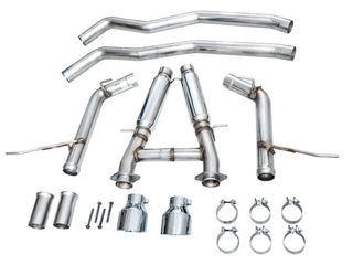 AWE Tuning Track Edition Exhaust Chrome Silver Tips (REAR): Durango SRT 392 6.4L / SRT Hellcat 6.2L 2018-2025