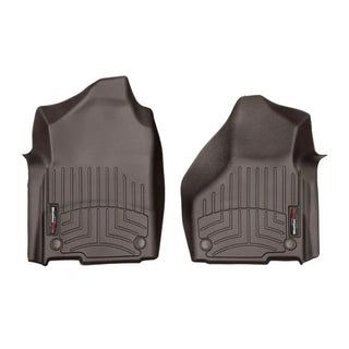 WeatherTech FloorLiner Front Regular Cab w/o PTO Cocoa: Ram 2500/3500 2019-2026 6.7L Diesel / 6.4L 392