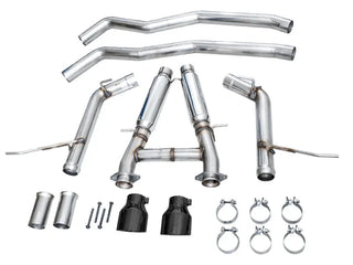 AWE Tuning Track Edition Exhaust Chrome Silver Tips (REAR): Durango SRT 392 6.4L / SRT Hellcat 6.2L 2018-2025