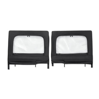 Bestop Element Upper Doors (REAR Black Diamond): Jeep Gladiator/Wrangler 18-26 6.4L/3.6L/3.0L EcoDiesel/2.0L