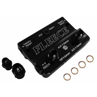 Fleece Performance Fuel Distribution Block: Dodge Ram 2500 / 3500 2010-2018 6.7L Diesel