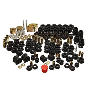 Energy Suspension Master Bushing Set Black: Jeep Wrangler Unlimited JK 4 Door 2007-2018