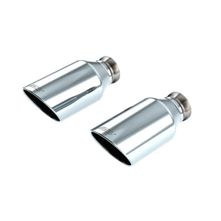 Borla Tip Kit 5" Round Angle-Cut Chrome: Ram 1500 3.0L 2025 Except RHO/GT