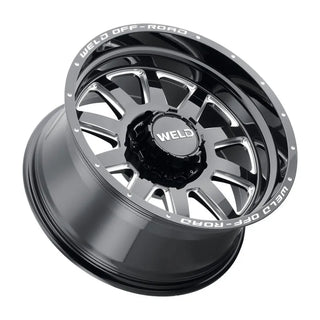 Weld W102 Stealth / Gloss Black Milled | 20x12 | 8x165.1 | -44mm Offset