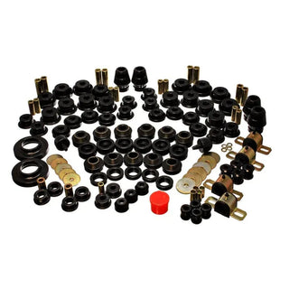 Energy Suspension Master Bushing Set Black: Jeep Wrangler JK 2007-2018 2 Door