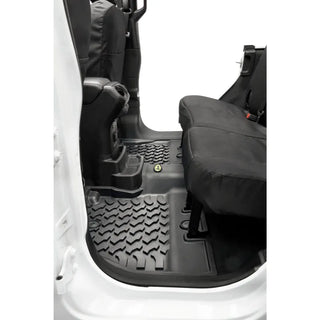 Bestop Rear Floor Mats Black Exc. 4Xe: Jeep Wrangler 18-26 6.4L/3.6L/3.0L EcoDiesel/2.0L