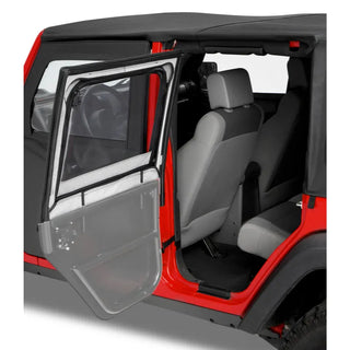 Bestop Element Upper Doors Black Diamond: Jeep Wrangler 97-06 4.0L/2.5L