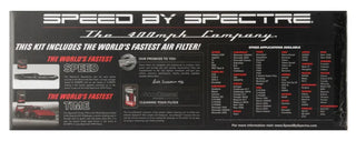 Spectre Polished Air Intake Kit w/Red Filter (F&R): Dodge Ram 5.2L / 5.9L 1994-2001