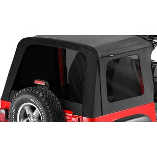 Bestop Window Set Sunrider Black Denim: Jeep Wrangler 97-06 4.0L/2.5L