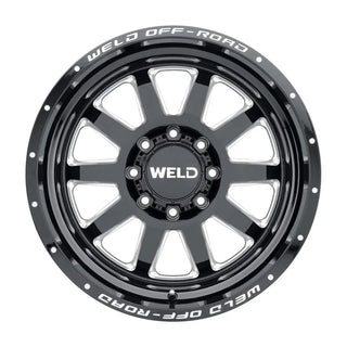 Weld W102 Stealth / Gloss Black Milled | 20x10 | 8x165.1 | -18mm Offset