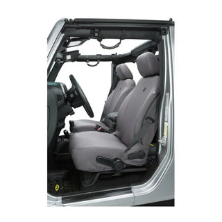 Bestop Front Seat Covers Charcoal: Jeep Wrangler 13-18 3.6L V6