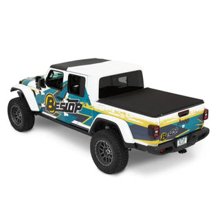 Bestop 5 Ft Bed Supertop Required Truck 2 Tonneau Black Diamond: Jeep Gladiator 20-24 3.6L/3.0L EcoDiesel