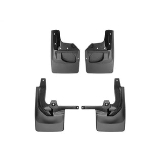 WeatherTech Front & Rear Mud Flaps (F&R): Jeep Wrangler JL 2018-2026 without Safety Group