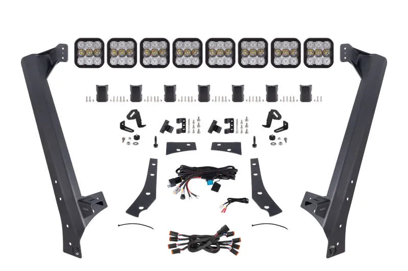 Diode Dynamics SS5 Pro Windshield Lightbar Kit | FastHemis