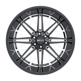Weld W145 Cascade / Gloss Black Milled | 22x12 | 8x165.1 | -44mm Offset