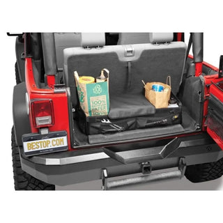 Bestop Roughrider Cargo Trunk Organizer: Fits Jeep Wrangler 1991-2024 2.0L-6.4L
