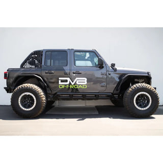 DV8 Offroad FS-15 Series Rock Sliders (SIDE): Jeep Wrangler JL 2018-2026 6.4L 392/3.6L V6