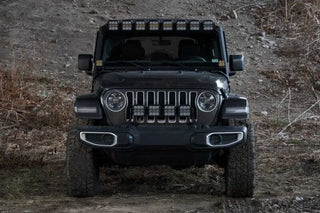 Diode Dynamics SS5 Pro CrossLink Windshield Lightbar Kit White (FRONT): Jeep Wrangler JL 2018-26 / Gladiator JT 20-24