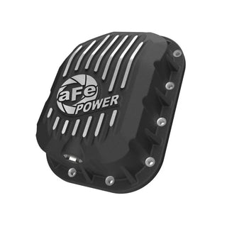 aFe POWER Pro Series Engine Oil Pan Black w/ Machined Fins: Jeep Gladiator / Wrangler 18-25 3.6L V6