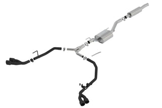 Borla ATAK Cat-Back Exhaust (Dual Split, Black Tips): Jeep Gladiator JT 3.6L (20-26)