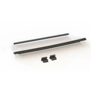 Rampage Tailgate Tonneau Bar Kit Black: Jeep Wrangler JK 2007-2018 3.6L/3.8L