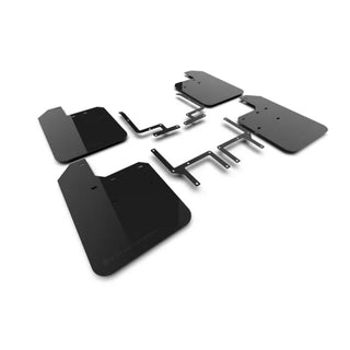 Rally Armor UR Mud Flap w/ Metallic Black Logo: Jeep Wrangler JL 2018-2025 2.0L Turbo / 3.6L V6