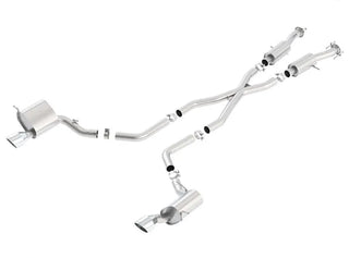 Borla S-Type Cat-Back Exhaust System (Polished Tips): Jeep Grand Cherokee 6.4L SRT 2012 - 2021