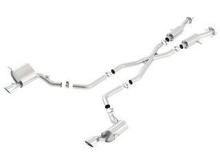 Borla S-Type Cat-Back Exhaust System (Polished Tips): Jeep Grand Cherokee 6.4L SRT 2012 - 2021