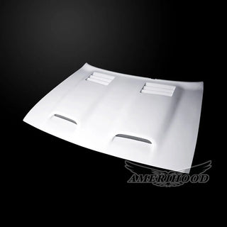 Amerihood TYPE-RDY STYLE Functional Heat Extractor Ram Air Hood: Dodge Challenger 2008 - 2023