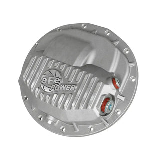 aFe Power Street Series Front Diff Cover Raw Machined Fins: Ram 2013-2018 5.7L/6.4L