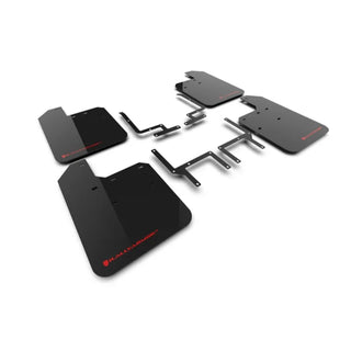 Rally Armor UR Mud Flap w/ Red Logo: Jeep Wrangler 2018-2025 3.6L/2.0L Turbo