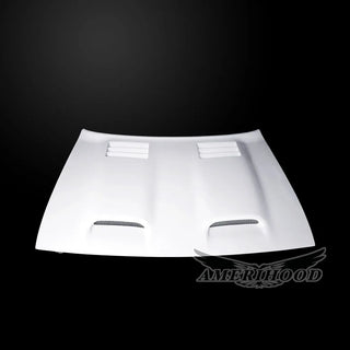 Amerihood TYPE-RDY STYLE Functional Heat Extractor Ram Air Hood: Dodge Challenger 2008 - 2023